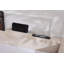 Lit de jour rembourré avec lit gigogne, structure de lit en bois robuste, conception de grille de diamant moderne, pour chambre à coucher, chambre d'amis (beige)-1384049369