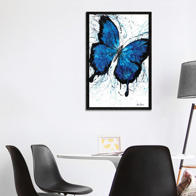 Beach Butterfly by Ashvin Harrison - Print on Canvas