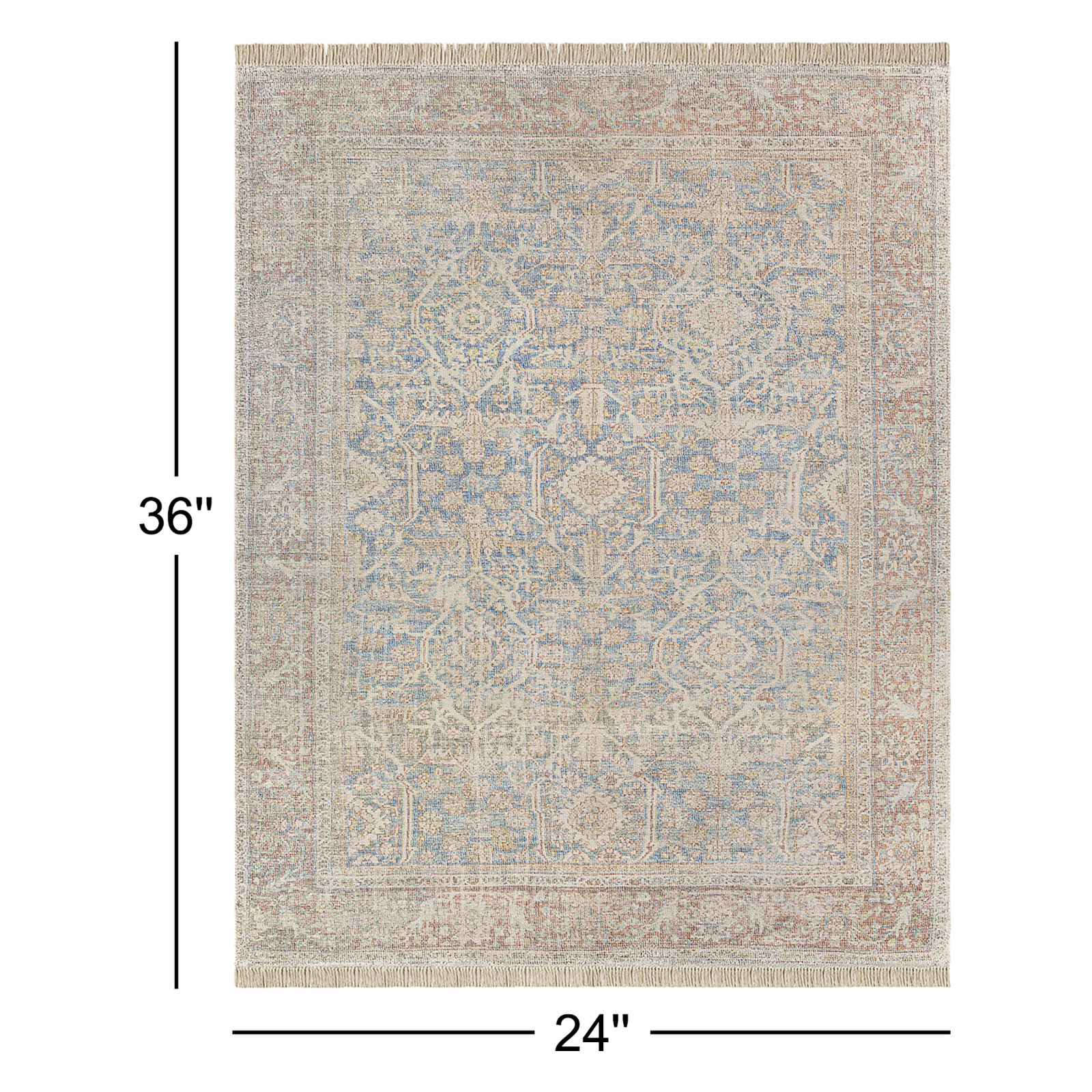 Jones Hand-Woven Oriental Rug, Rectangle 2' x 3'