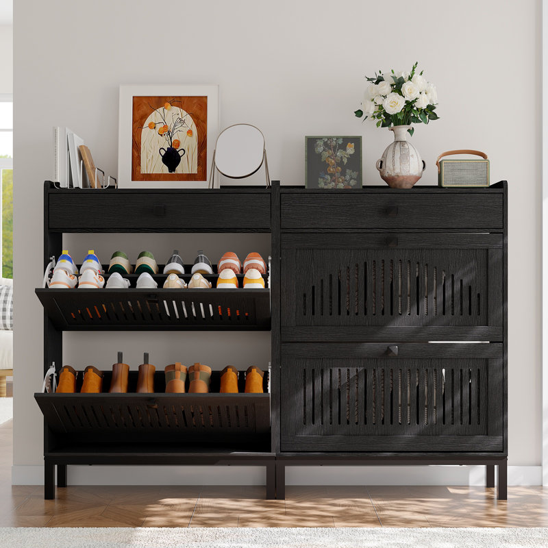 12 Pair Boot Storage, Black