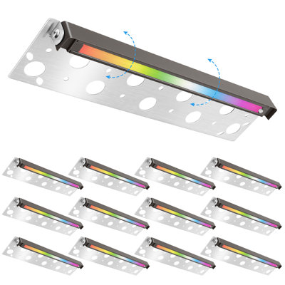 12 po DEL Hardscape Step Light Low Voltage Température de couleur sélectionnable - 12PK