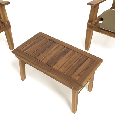 Roan Rectangular Acacia Solid Wood Outdoor Coffee Table