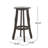 Stylish And Comfortable Acacia Wood Barstool With Rustic Design And Foot Rest