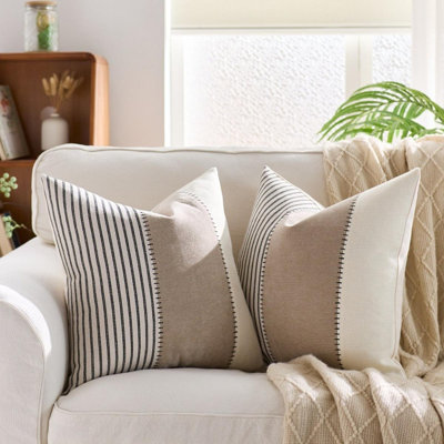 Boho Neutral Decorative Throw Pillow Cover