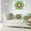 Coussin lombaire abstrait
