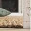 Vernal Striped Machine Made Flatweave Jute Area Rug in Beige-1172240645
