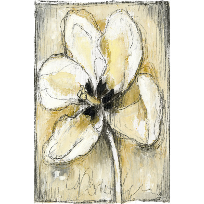 Kinetic Blooms I by Jennifer Goldberger - Wrapped Canvas Painting, 46cm H x 30cm W x 3.8cm D