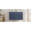 Meuble-lavabo mural de 36 po, armoire de rangement flottante avec 2 tiroirs, 1 tiroir basculant, 3 trous en céramique simple-827665806-827665807