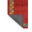 Tapis abstrait rouge / vert Leyte-1549278358