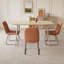 5-Piece Dining Table and Chairs ,Dining Room Set with 4 Modern Chairs-64484352-64484358