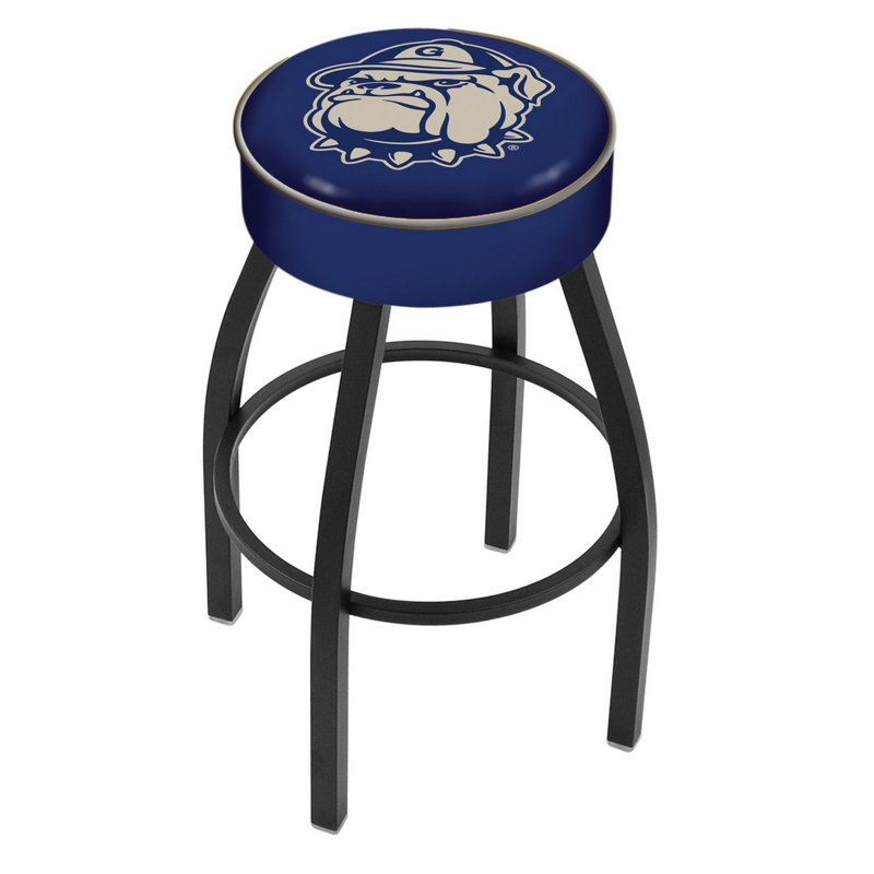 Tabouret de bar et de comptoir NCAA, Georgetown, Noir, Tabouret de comptoir (assise de 25 po de hauteur)