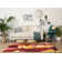 Mehcad Handmade Rug Magenta And Yellow