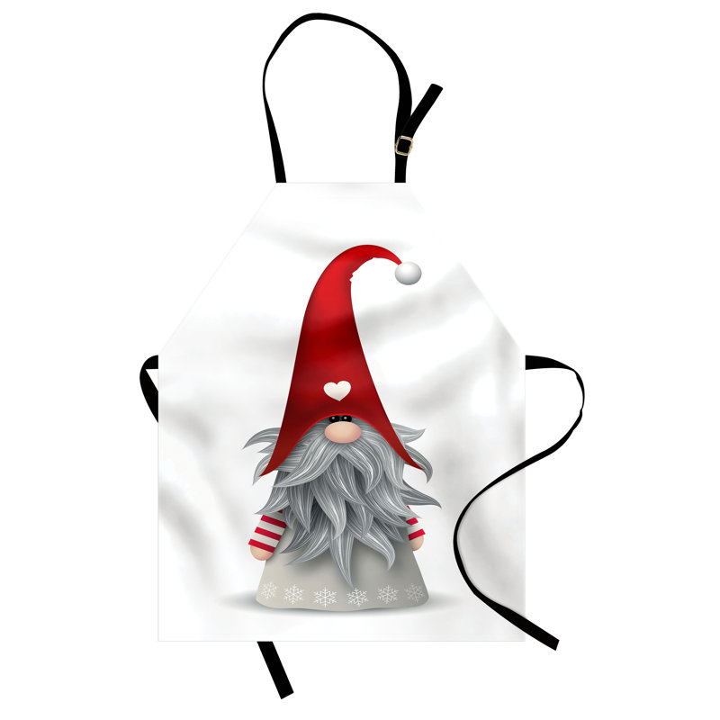 Tablier East Urban Home Gnome, cuisine de jardinage, taille adulte, gris rubis pâle