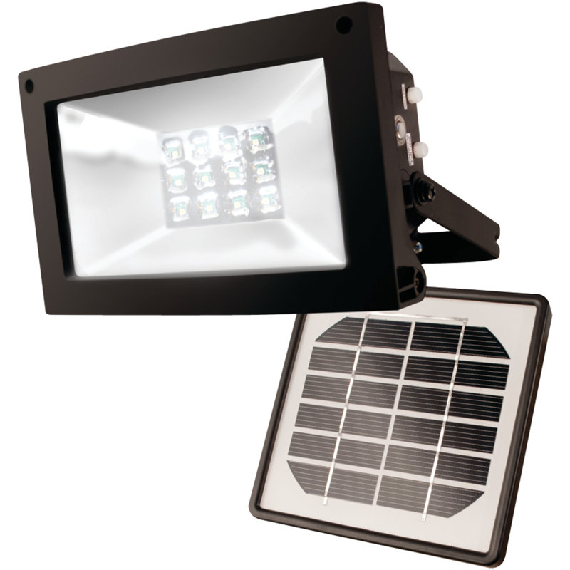 LED Solar Power Dusk to Dawn Flood Light
