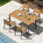 Teak Wood/Black