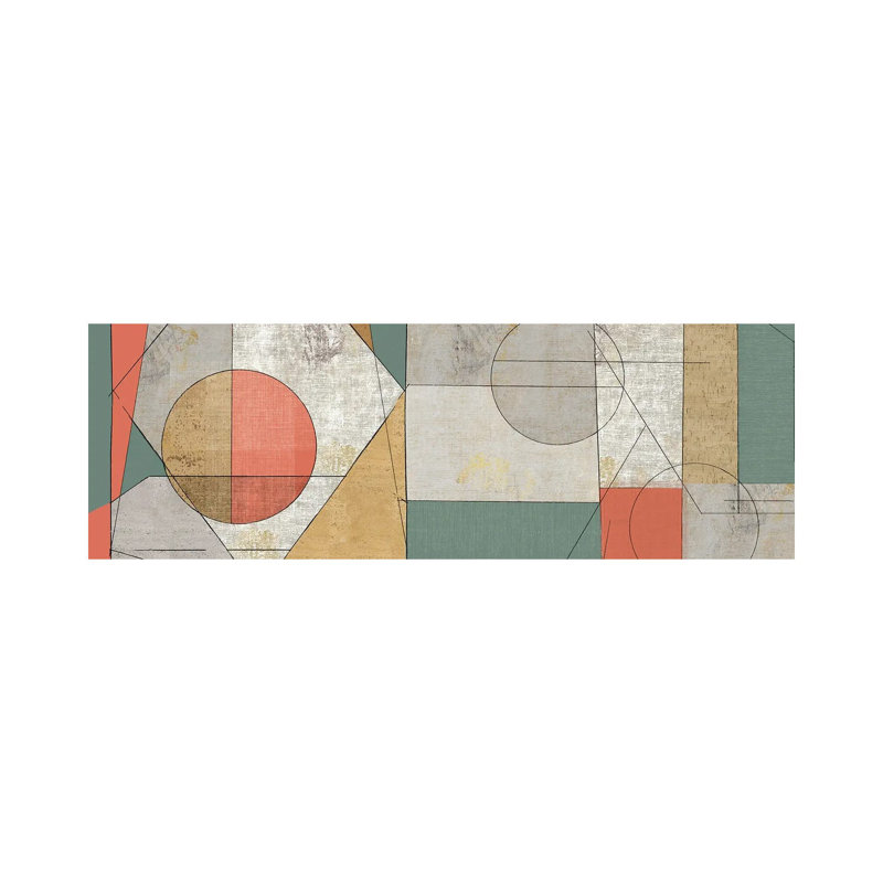 Geometry Of Life by Tom Reeves - Wrapped Canvas Panoramic Painting, 30.48 cm H x 91.44 cm W x 1.91 cm D