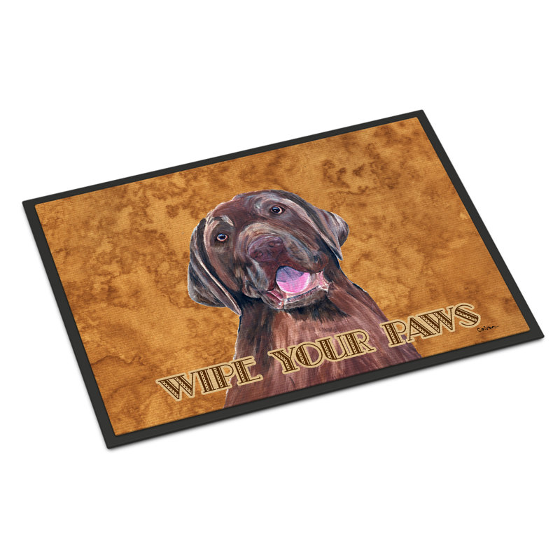 Paillasson d’intérieur antidérapant Labrador strattanville, Rectangle 2 pi x 3 pi
