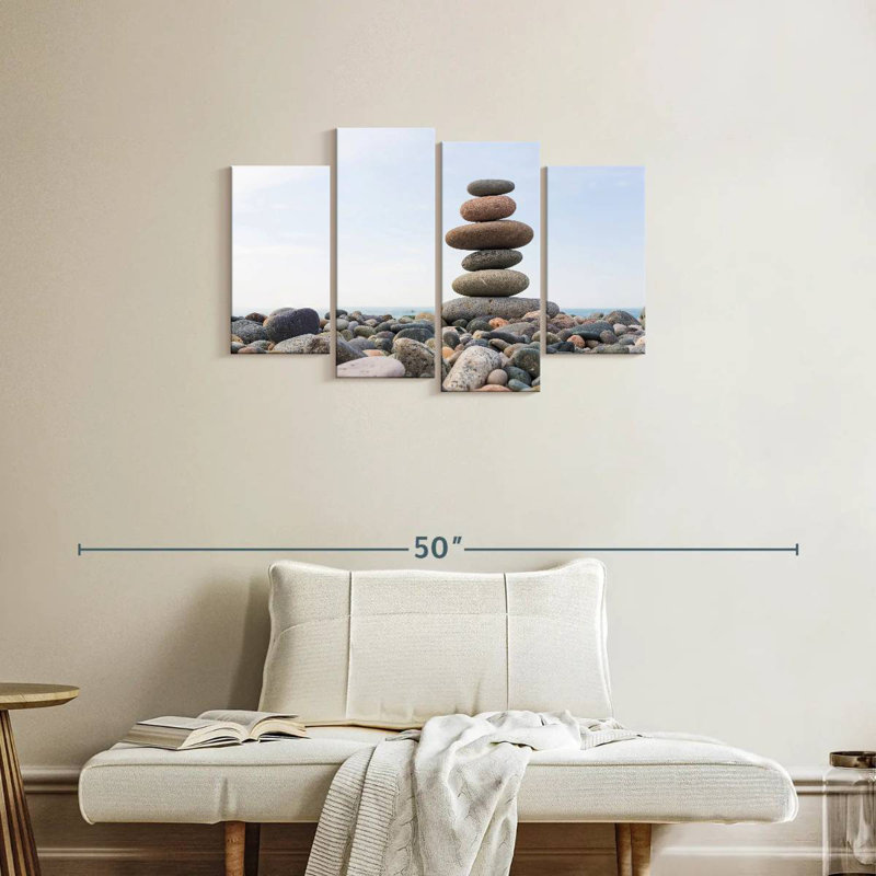 Kerrick Seaside Stone Stack, 22" H x 36" W