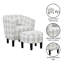 Fauteuil demi-tonneau avec repose-pieds Anges-637588484