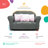 Spitzer Kids Club Sofa with Accent Pillows-1797786849