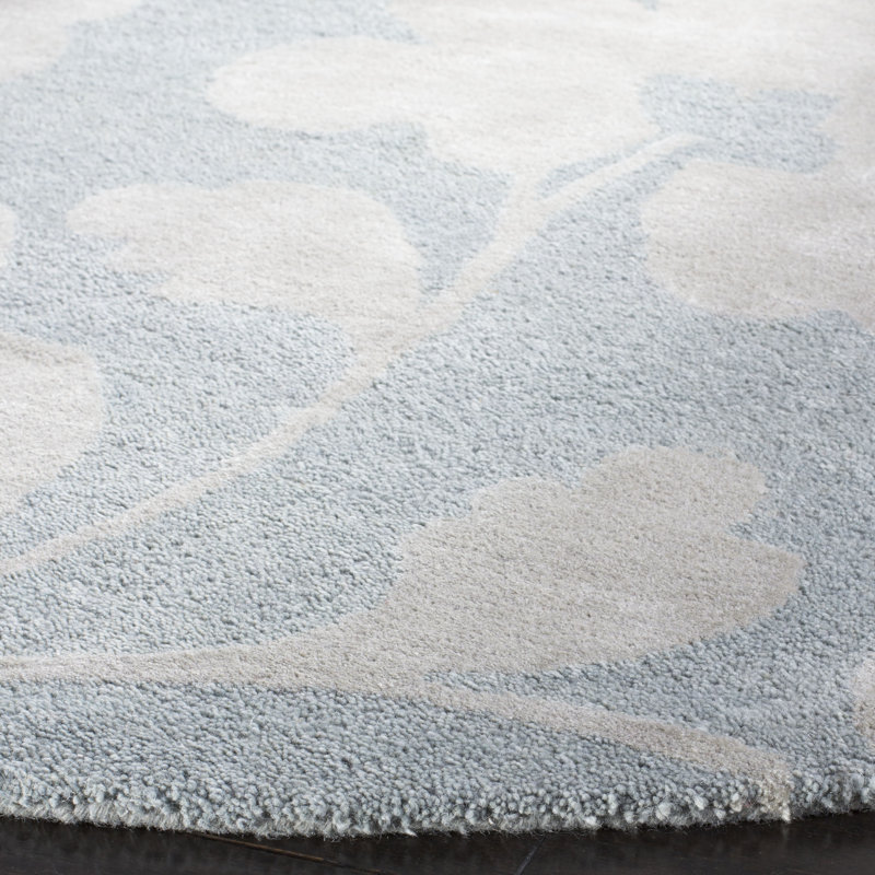 Soho Hand Tufted Wool & Viscose Floral Rug, Rectangle 8'3" x 11'