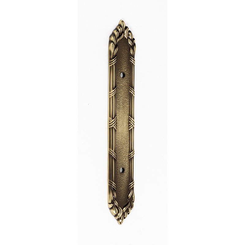 Brass Back Plate, Polished Antique