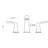 Widespread 2-handle Bathroom Faucet with Drain Assembly-36872267