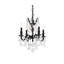 Lustre classique / traditionnel à 4 lumières de style bougie avec détails en cristal Ashmin-20209697