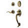 Logan Handleset with Single Cylinder Deadbolt and Door and Rosette