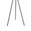 Azy Floor Lamp, Frosted White Shade, Tripod Base, Black Gold, 64 Inch