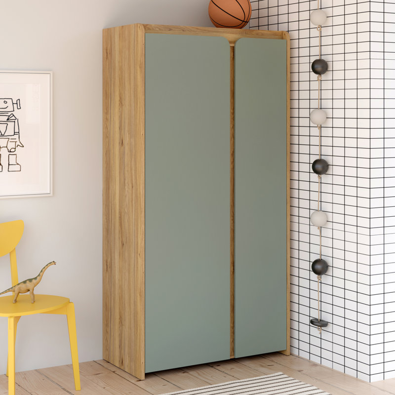 2 Door Manufactured Wood Wardrobe