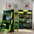 Gaming Loft Bed With Desk, Shelves And Led Lights-975710228
