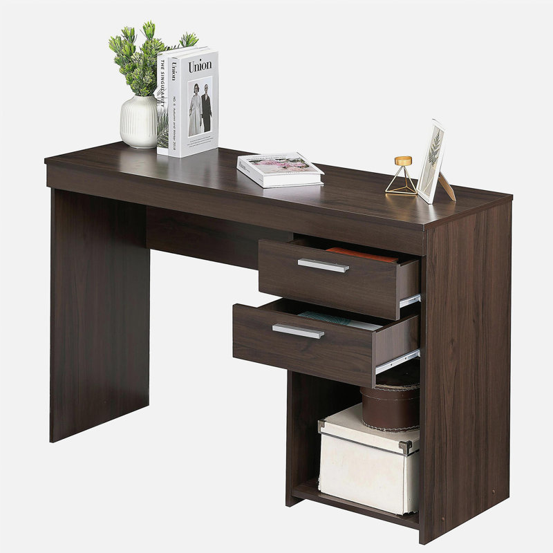 Poste de travail de bureau avec rangement Techni Mobile, espresso, Espresso
