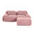 Velours côtelé rose est en rupture de stock