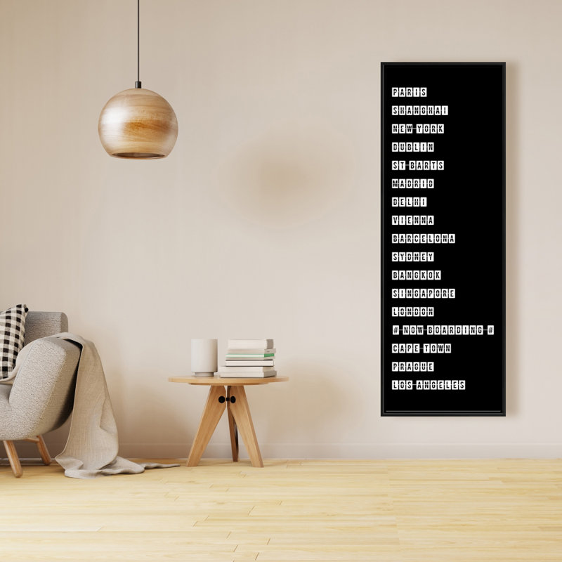 Tableau de la toile industrielle de la chambre des grandes villes | Décoration intérieure, H 49,25 po x l 17,25 po