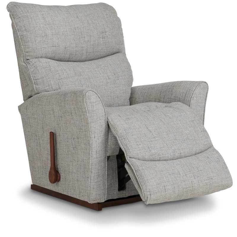 Rowan Manual Rocking Recliner, Ash Polyester Blend