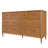 Charlotte 7-Drawer Scallop Detail Dresser, Pecan-1319775377