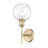 Aamin 1-Light Wall Sconce With Clear Glass-445357290