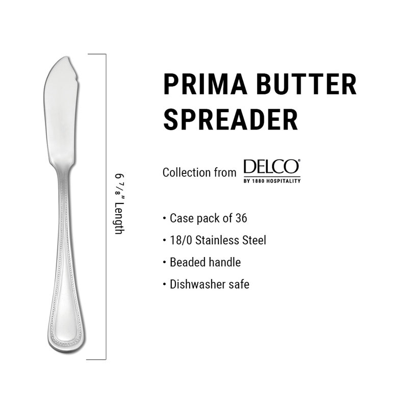 Prima Butter Spreader by Delco (18/0)