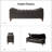 Zona 59"W Traditional Faux Leather Tufted Upholstered Storage Bench with Soild Wood Legs and Nailhead Trim-1674957076