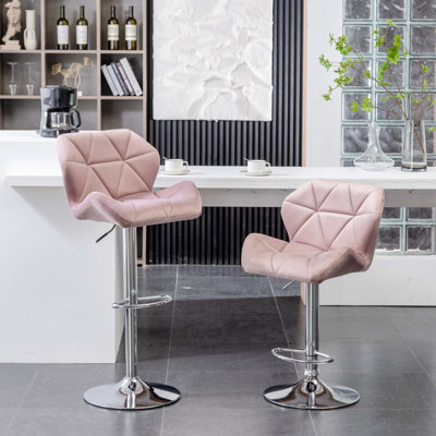 Tabouret de bar rotatif à hauteur ajustable Larosha
