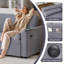 3 Seater Linen Sofa Bed-215868374