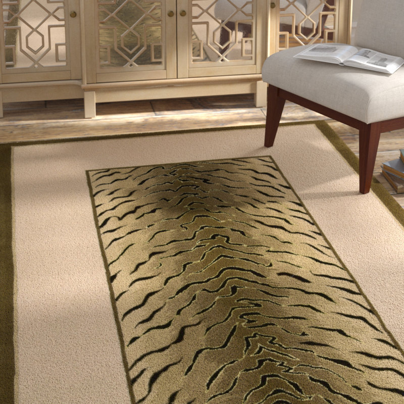 Ahlayah Animal Print Indoor Rug, Rectangle 7'6" x 9'6"