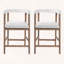 Tabouret 24,5 "de hauteur avec dossier incurvé, ensemble de 2-493762680