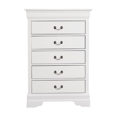 Commode Louis Phillipe G3190-CH, blanc