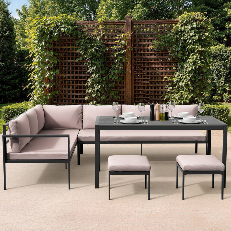 Aruba 7 Seater Garden Dining Set
