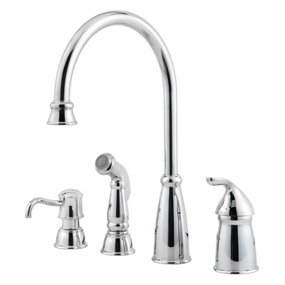 Avalon Single Handle Kitchen Faucet with Side Spray