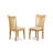 7 Piece Dining Table Set Consist of an Oval Dining Room Table with Butterfly Leaf and 6 Wood Seat Chairs, Oak-124281011-36322892-124281010
