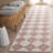 Kirshon Ebony Hand Tufted Wool Pile Checkered Rug-1935498369