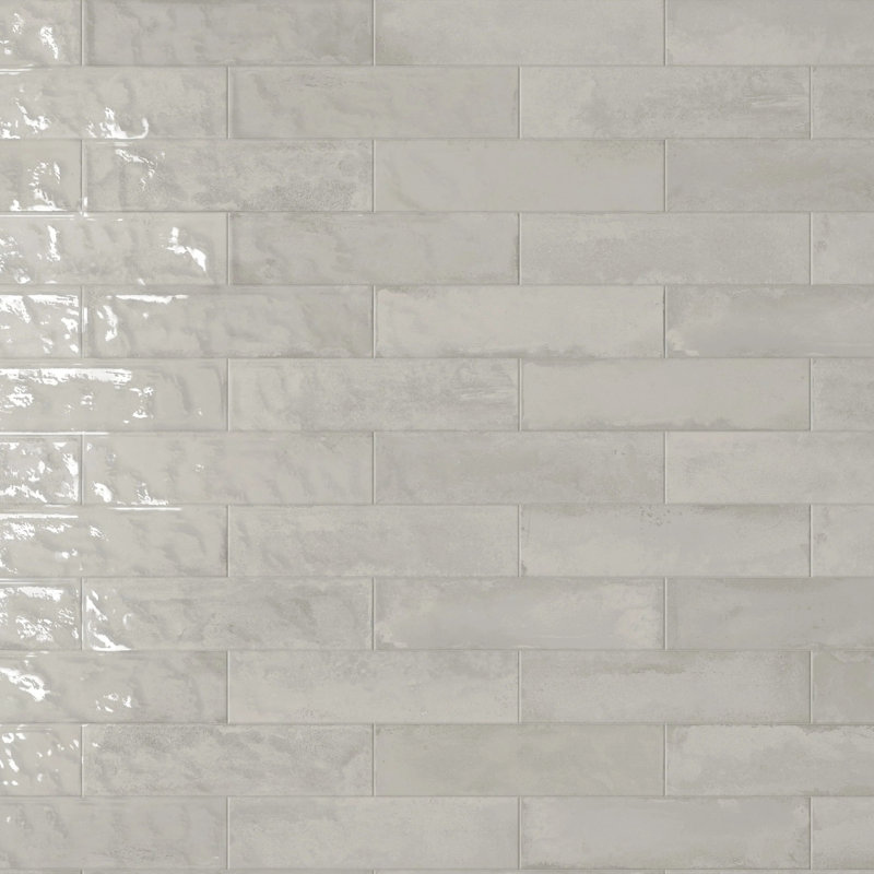 Element 3" x 12" Zellige Porcelain Tile, Moon Ivory